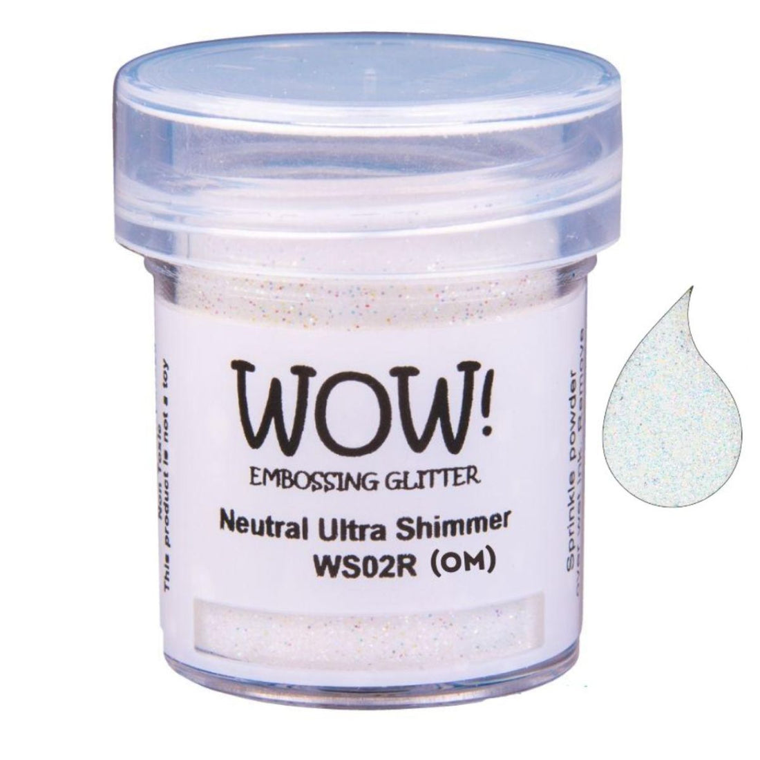 Neutral Ultra Shimmer Embossing Powder / Polvo de Embossing Tornasol Polvos de Embossing Wow!