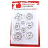 Singles Buttons Clear Stamps / Sellos de Botones Sellos Woodware Craft Collection