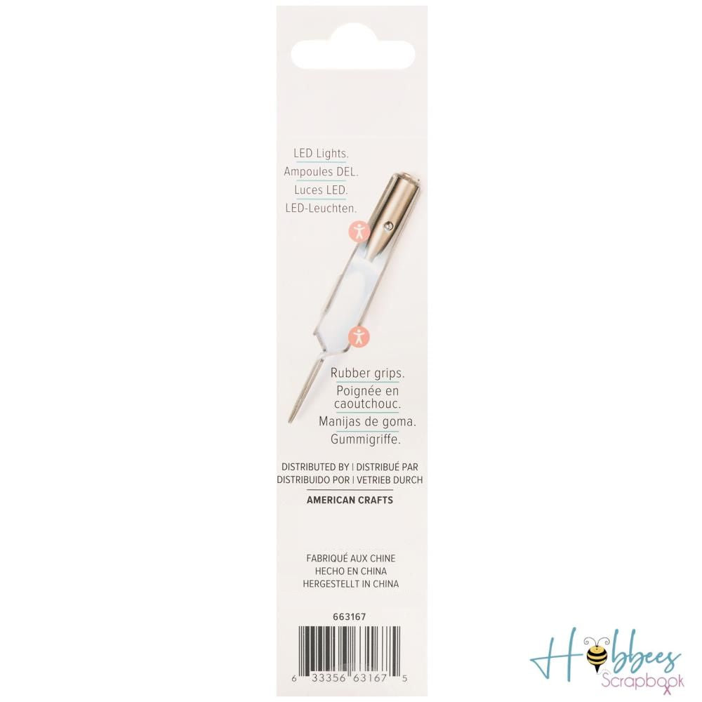 Comfort Craft Lighted Tweezers / Pinzas Iluminadas Herramientas We R Makers