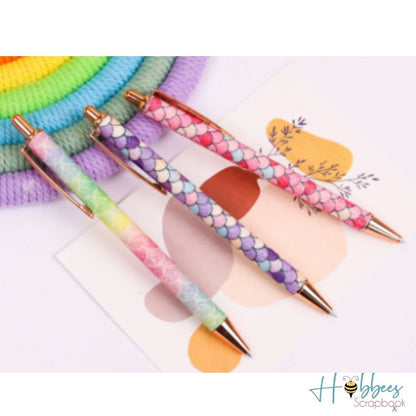 Rainbow Mermaid Weeding Pen / Pluma para Depilar Sirena Arcoiris Plumas &amp; Bolígrafos Teckwrap