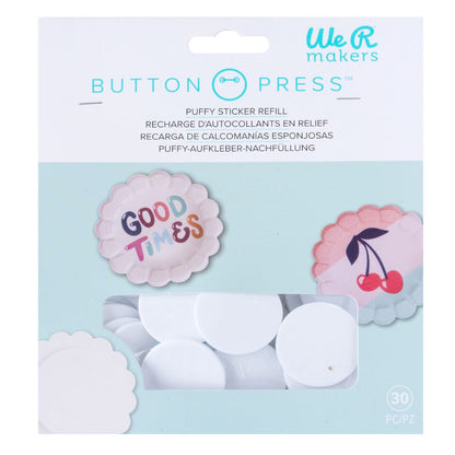 Puffy Sticker Refill Pack 30 Pk / Paquete de Recarga de Pegatinas Infladas Accesorios We R Memory Keepers