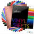 Satin Chrome Vinyl Sheets Pack / 10 Hojas De Vinil Cromado Satinado Viniles Teckwrap