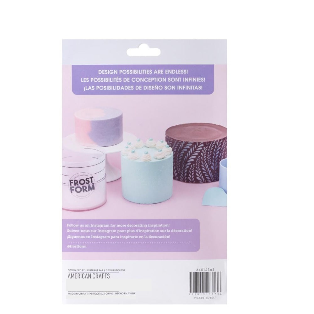 Frost Form Starter Kit 6 in / Kit para Decoración de Pasteles de 15.24 cm Herramientas American Crafts