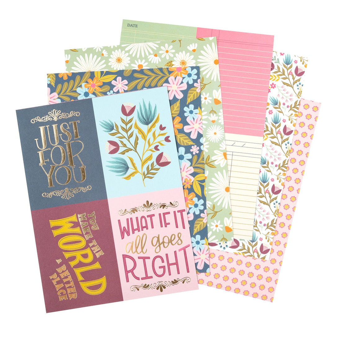 Joyful Notes Paper Pad 6&quot; / Block Papel Notas de Alegría Papel American Crafts