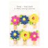 Poppy & Pear Flower Clothespins / Pinzas Decorativas Bea Valint Adornos / Embellishments American Crafts