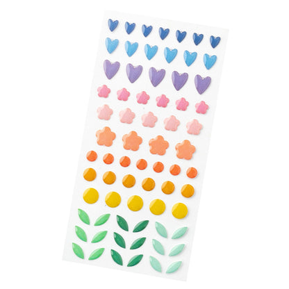 Poppy &amp; Pear Enamel Dots  / Pegatinas Esmaltadas 3D Bea Valint Stickers American Crafts