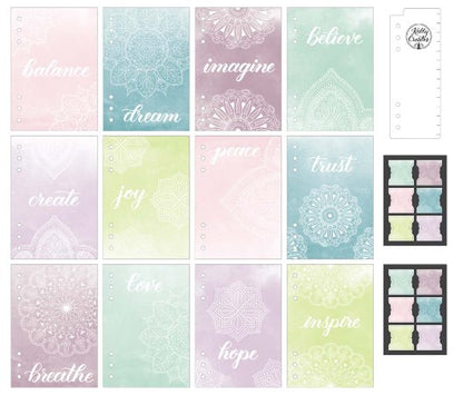 Journal Peace Binder / Paquete de Agenda y Separadores Agendas y Journals Kelly Creates