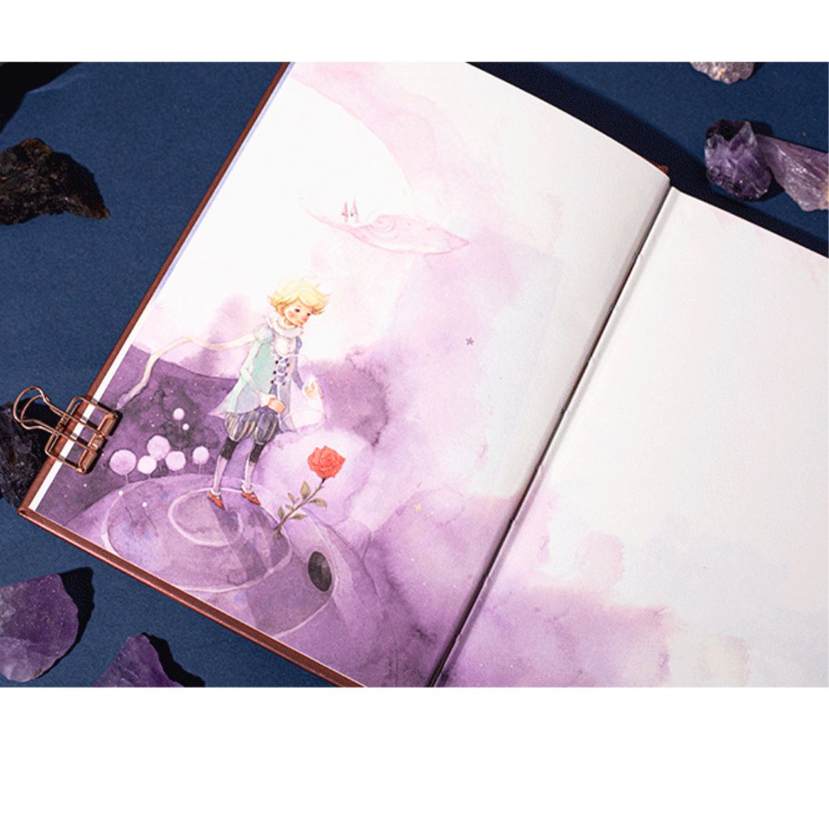 Le Little Prince Journal / Diario de El Principito Color Rojo Libros Hangzhou Muke Culture