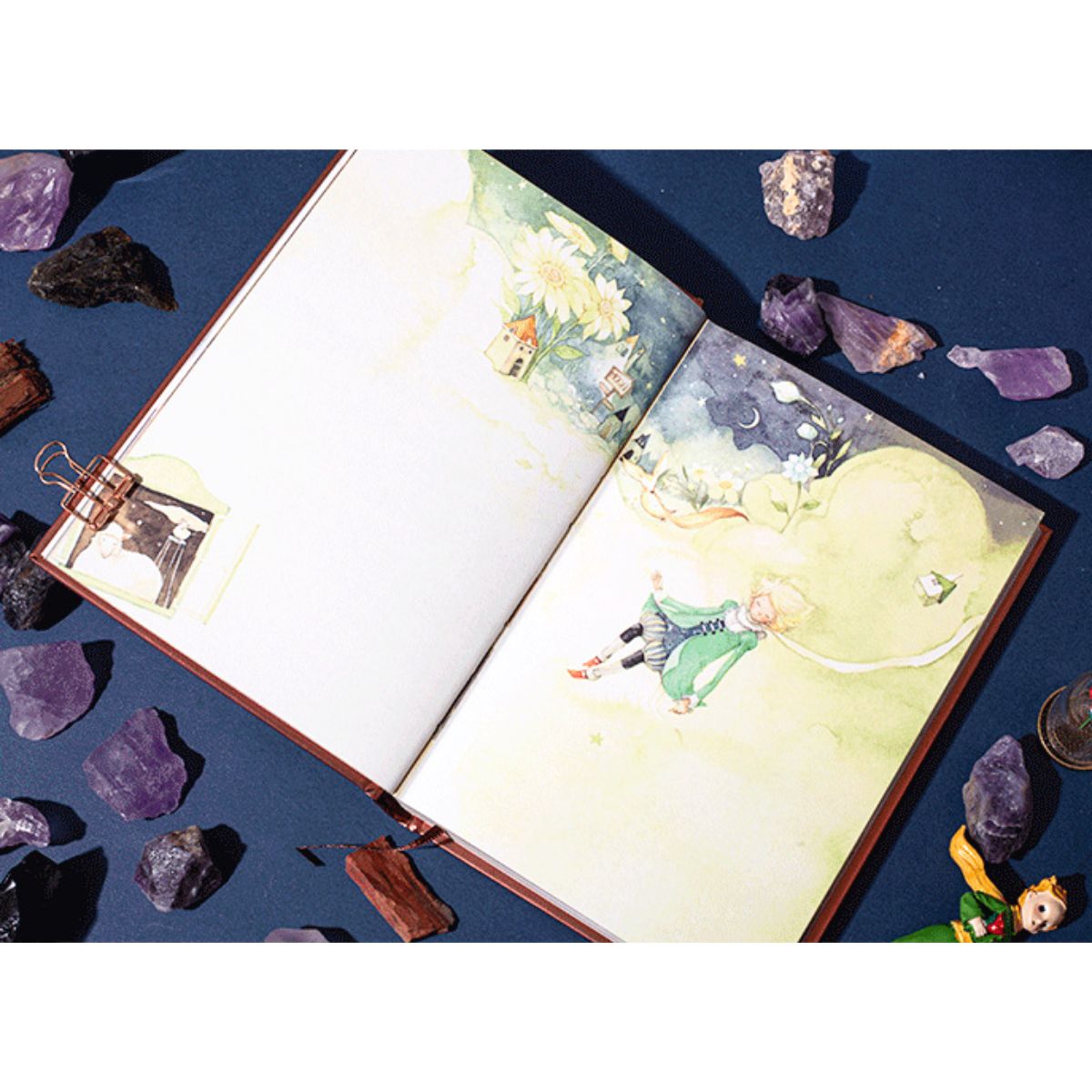 Le Little Prince Journal / Diario de El Principito Color Rojo Libros Hangzhou Muke Culture