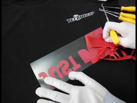 PU Heat Transfer Vinyl Black / Vinil De Transferencia De Calor Negro Viniles Teckwrap