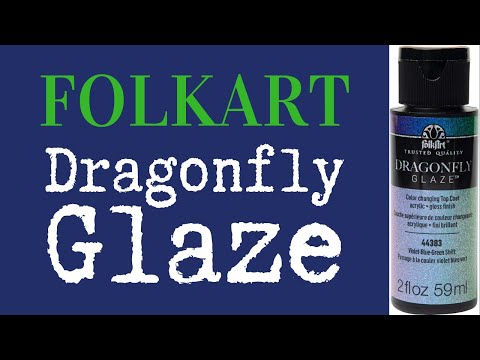 DragonFly Glaze Topcoat Blue, Green, Gold / Pintura Acrílica Brillante Iridiscente