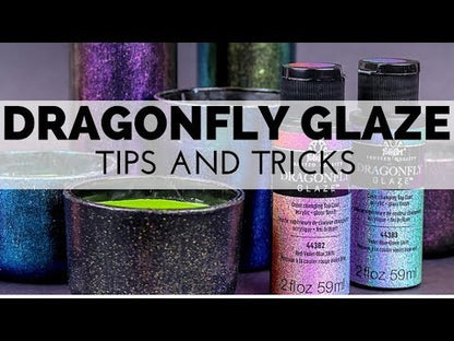 DragonFly Glaze Top Coat Violet, Blue, Green / Pintura Acrílica Brillante Iridiscente