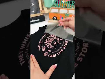 PU Heat Transfer Vinyl Rose Gold / Vinil De Transferencia De Calor Oro Rosa Viniles Teckwrap