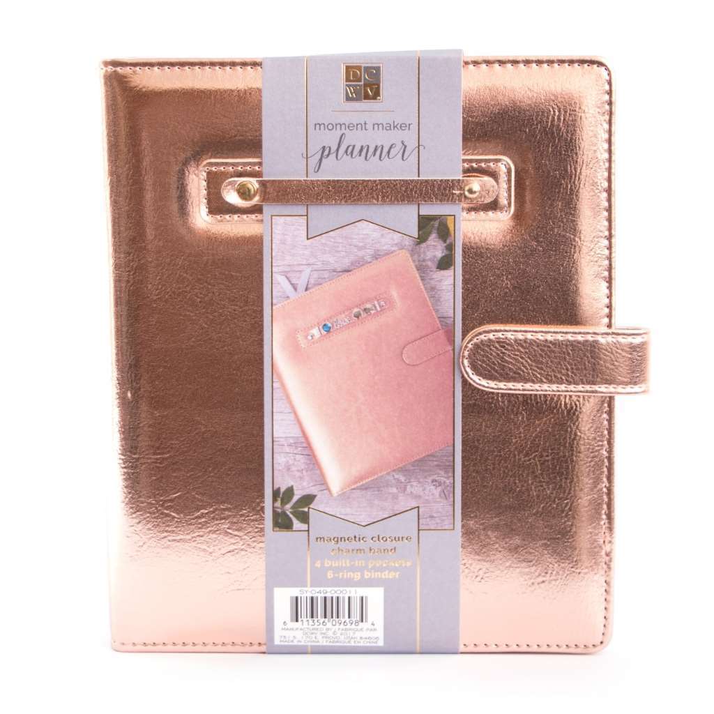 Moment Maker Planner System Binder Rose Gold / Agenda de Diario color Rosa Oro Agendas y Journals American Crafts