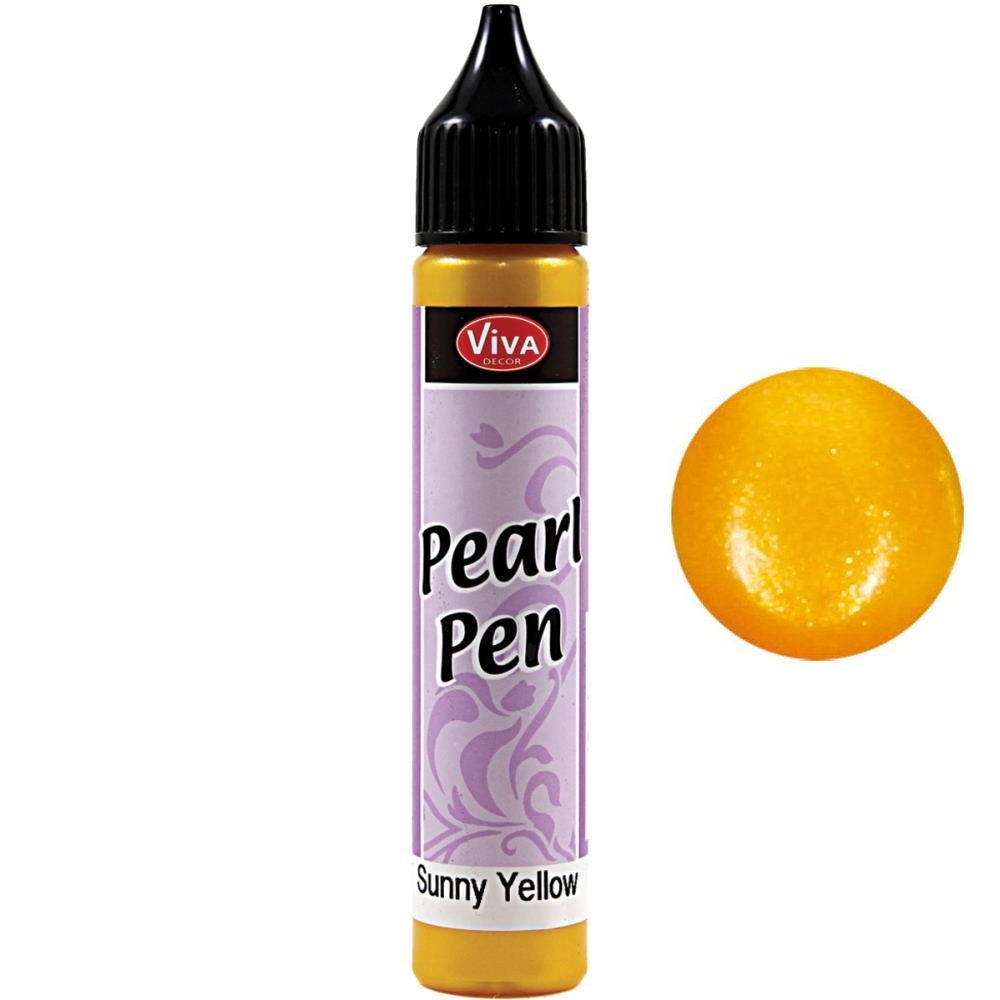 Pearl Pen Sunny Yellow / Gel Amarillo Adornos / Embellishments Viva Decor