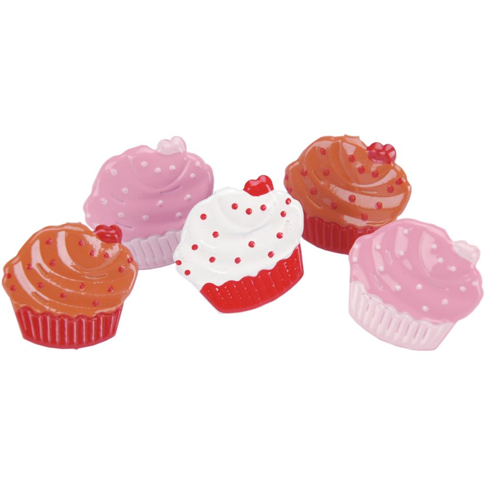 Cupcake Brads / Brads de Panquecitos Adornos / Embellishments Eyelet Outlet