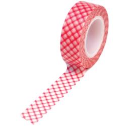 Washi Trendy Tape Check Picnic / Cinta Adhesiva Washi Tape Queen&amp;Co