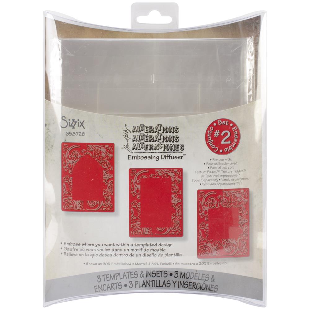 Tim Holtz Embossing Diffusers 3Pc 