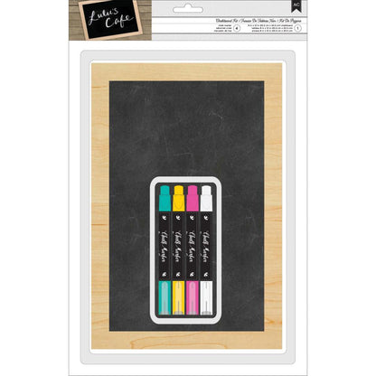 Chalkboard Kit / Pizarrón con Rotuladores Herramientas American Crafts