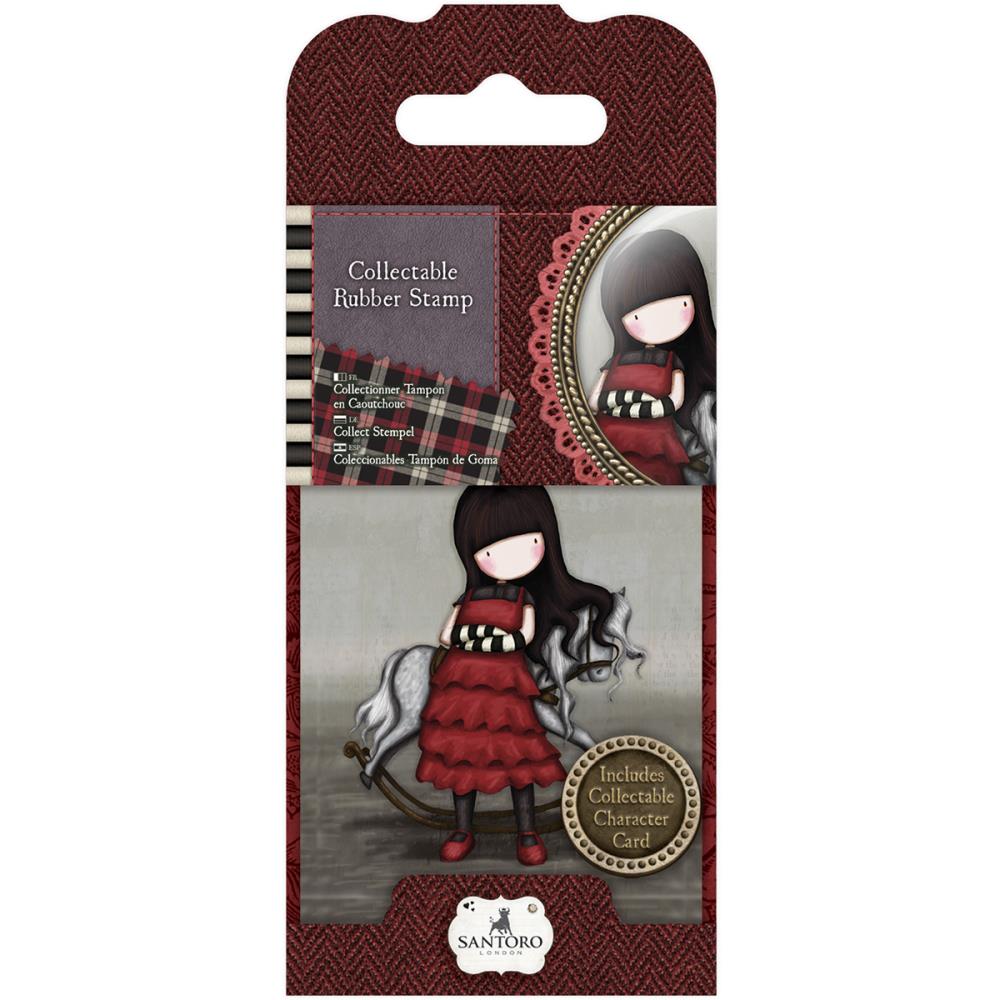 Gorjuss Rubber Stamp 20 Getaway VI / Gorjuss Sello Cling Descontinuado Santoro