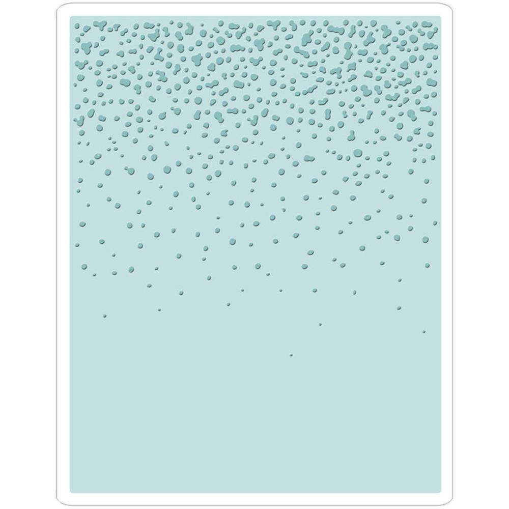 Snowfall Speckles Embossing Folder / Folder de Grabado Nieve Salpicada Folders de Grabado Sizzix