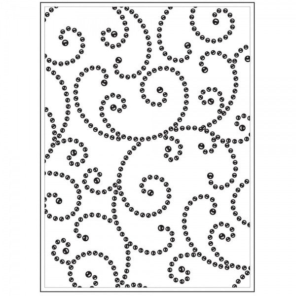 Embossing Gem Swirl / Folder de Grabado Descontinuado Darice