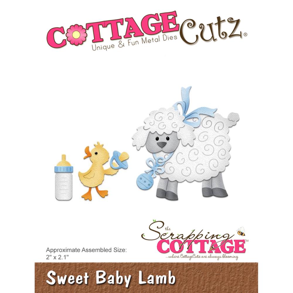 Sweet Baby Lamb Die / Suaje de Corderito y Pato Dados de Corte / Suajes / Troqueles Cottage Cutz