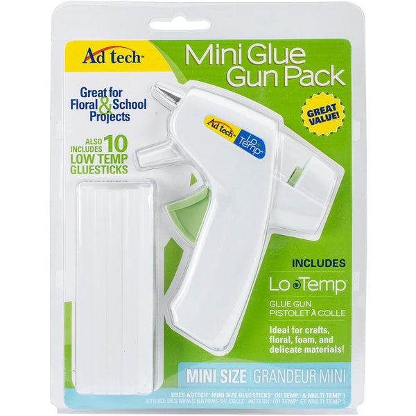 Low-Temp Combo Mini Glue Gun Kit / Pistola de Silicón Baja