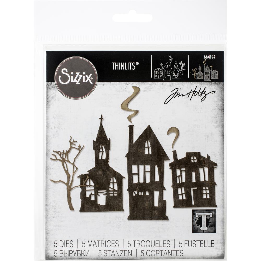 Thinlits Die Set Ghost Town / Suajes de Pueblo Fantasma Dados de Corte / Suajes / Troqueles Sizzix