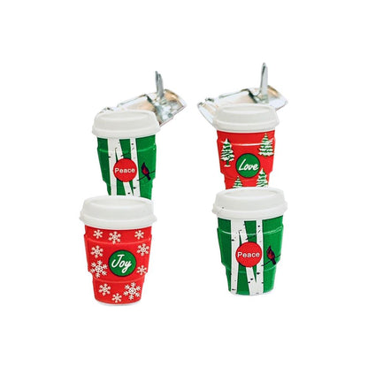 Holiday Coffee Cup Brads / Sujetadores de Café Adornos / Embellishments Eyelet Outlet