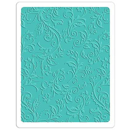 Plus Botanical Swirls Embossing / Folder de Grabado Plus Espirales Botánicos Descontinuado Sizzix