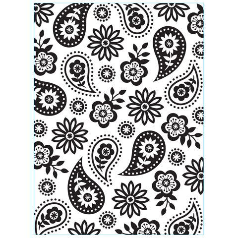 Floral Paisley Embossing Folder / Folder de Grabado Flores Folders de Grabado Darice