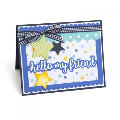 Scallops &amp; Zigzags Dies / Suajes de Bordes Esclopados y Zig Zag Descontinuado Sizzix