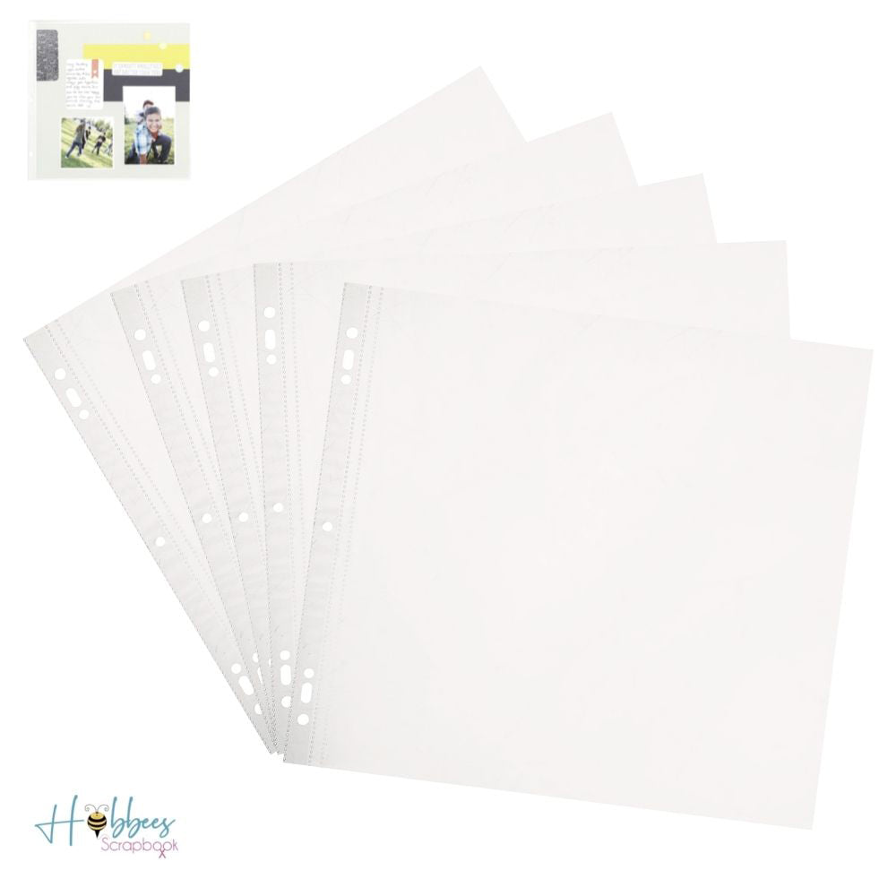 Page Protector 12 x 12&quot; Value Pack / 25 Protectores para Papel Almacenamiento y Organización Colorbok