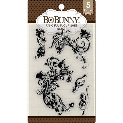 Fanciful Flourishes Clear Stamps / Sellos de Polímero Elegantes Sellos BoBunny