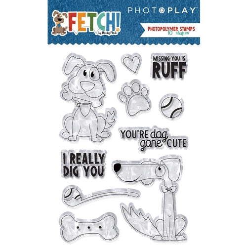 Fetch Stamps / Sellos de Perritos Sellos Photo Play