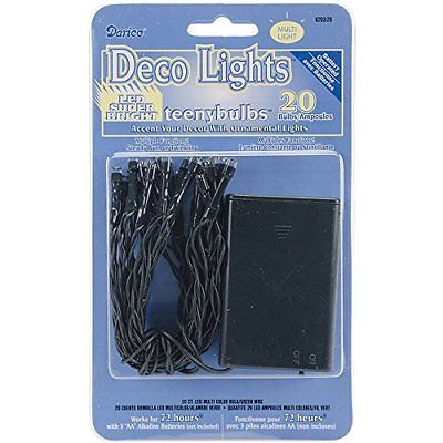 Deco Lights 20 Bulbs / Luces Decorativas de Pilas Adornos / Embellishments Darice