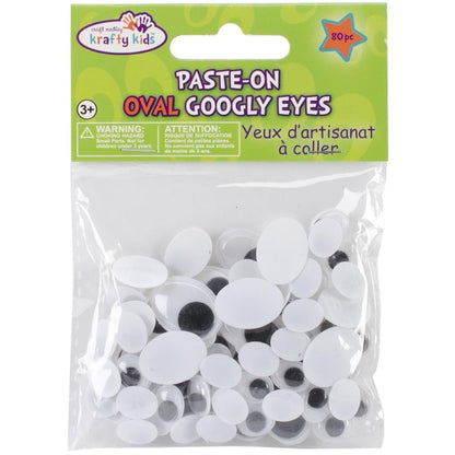 Oval Googly Eyes Assorted Pack / Paquete Ojitos Móviles Adornos / Embellishments Multicraft Imports