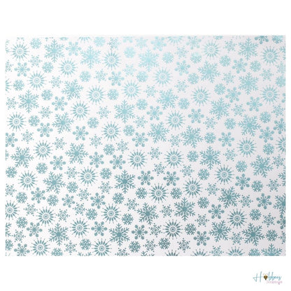 Snowflake Poster Board / Poster de Foil Copos de Nieve Papel, Hojas Sueltas We R Memory Keepers