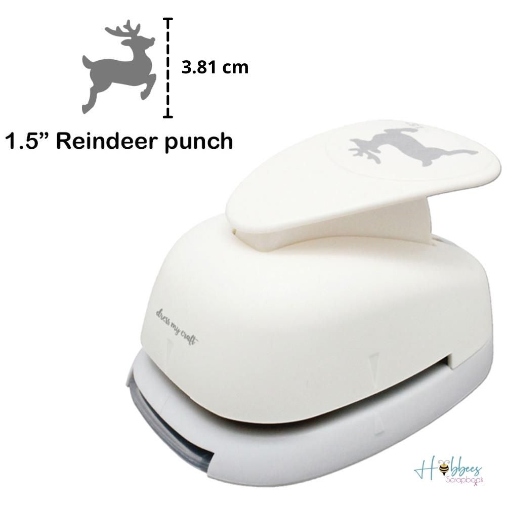 Reindeer Paper Punch 1.5&quot; / Perforadora de Venado 3.81 cm Perforadoras Dress My Craft