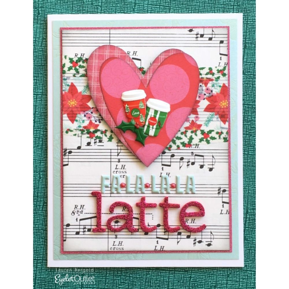 Holiday Coffee Cup Brads / Sujetadores de Café Adornos / Embellishments Eyelet Outlet