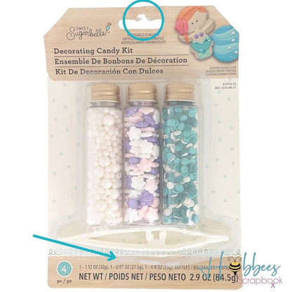 EA Decorating Candy Kit Mermaid / Kit Decorativo Para Decorar de Sirena Repostería Sugarbelle