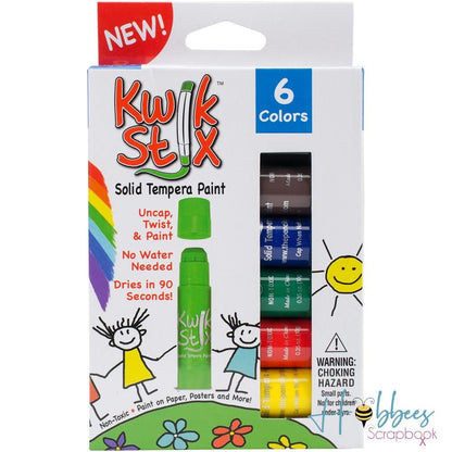 Kwik Stix Tempera Paint Classic Assorted / Barritas de Pintura Tempera Colores y Plumones Pencil Grip