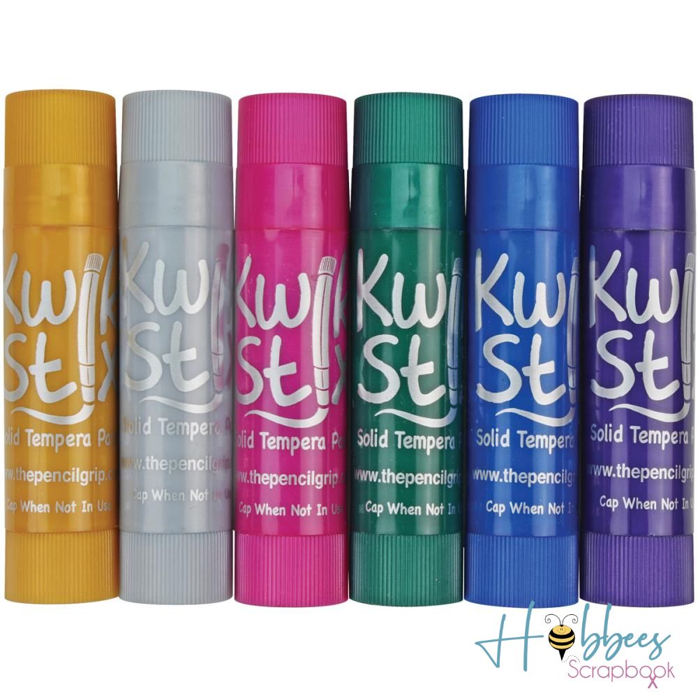 Kwik Stix Tempera Paint Metallic / Barritas de Pintura Tempera Colores y Plumones Pencil Grip