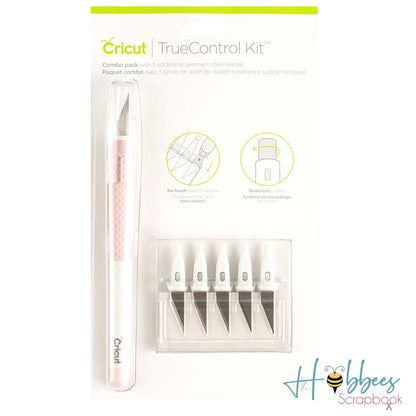 True Control Knife Kit Rose / Kit Exacto Cutter  y Cuchillas Rosa Tijeras / Cutters Cricut