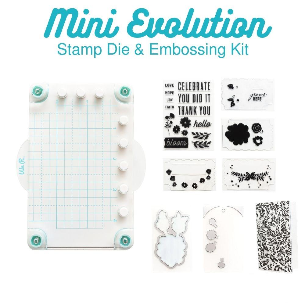 Mini Precision Press Kit / Paquete Especial de Mini Tabla de Estampado Herramientas We R Memory Keepers