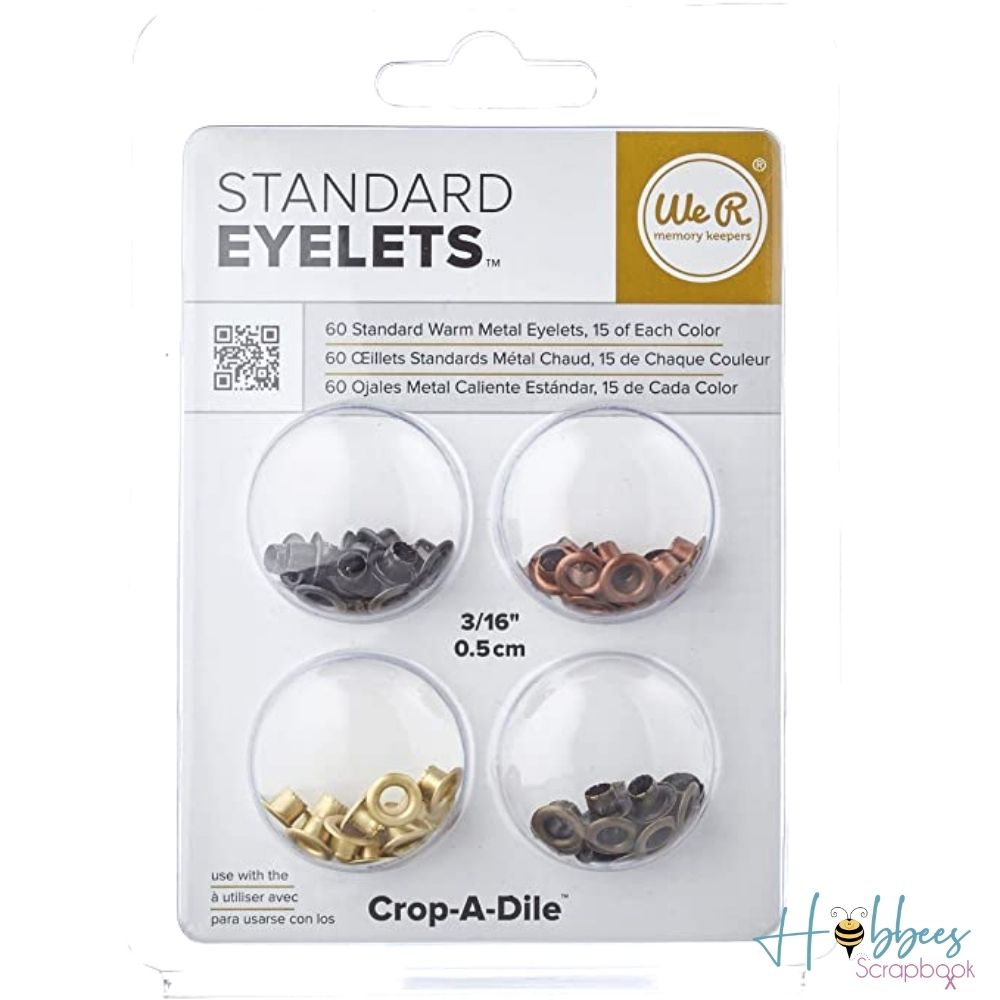 Standard Eyelets Warm Metal / Ojillos Metálicos Descontinuado We R Memory Keepers