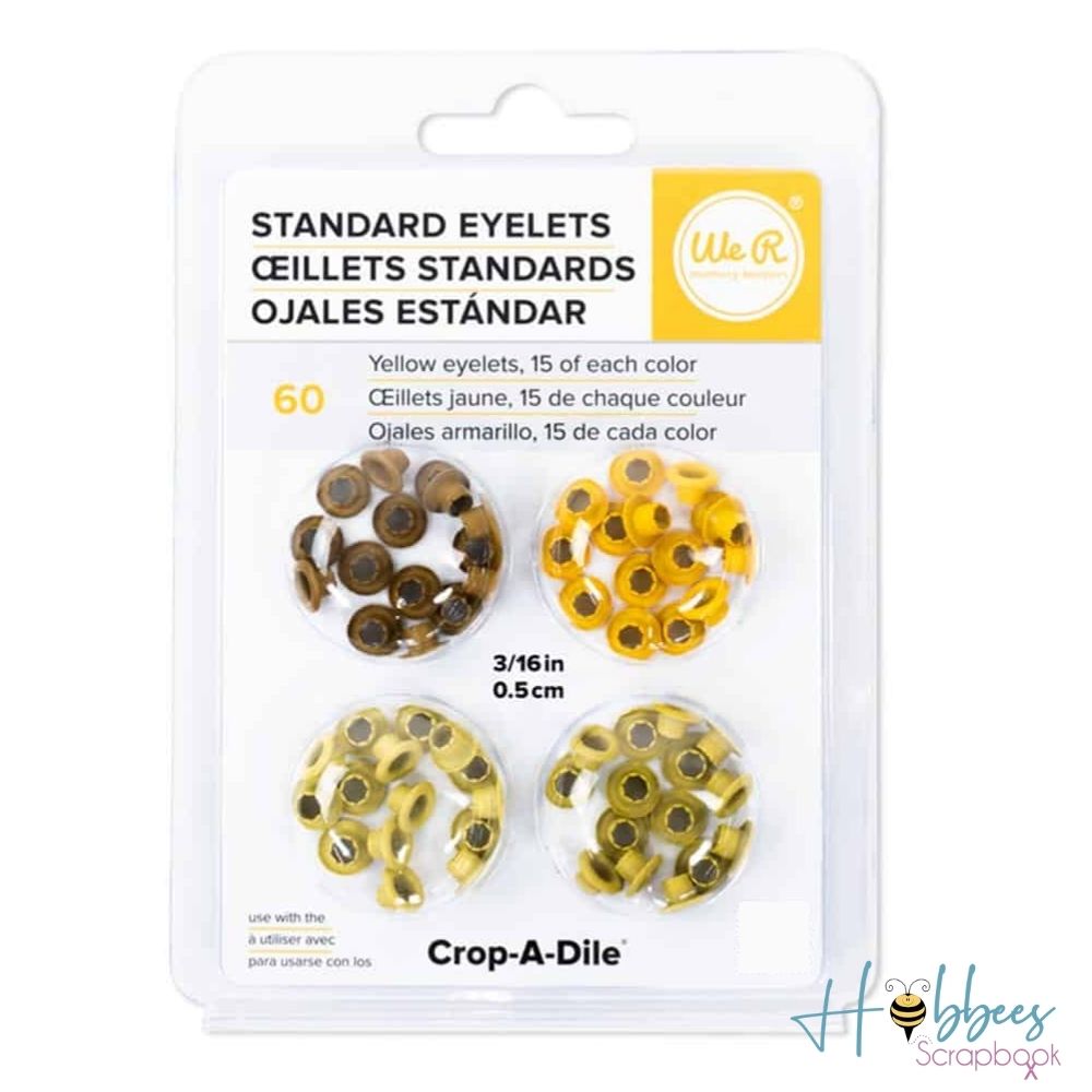 Standard Eyelets Yellow / Ojillos Estándar Amarillos Adornos / Embellishments We R Memory Keepers