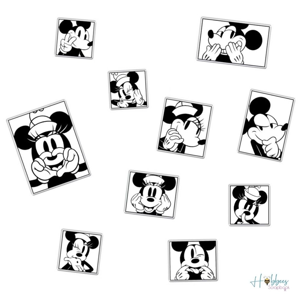 Mickey &amp; Minnie Stamps / Sellos de Mickey y Minnie Sellos Ek Success