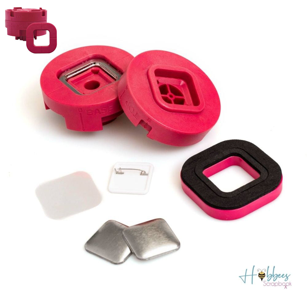 Button Press Square Insert / Adaptador Cuadrado Accesorios We R Memory Keepers